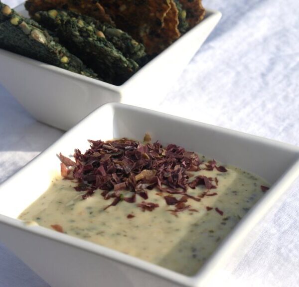Algen-Remoulade mit Aquafaba