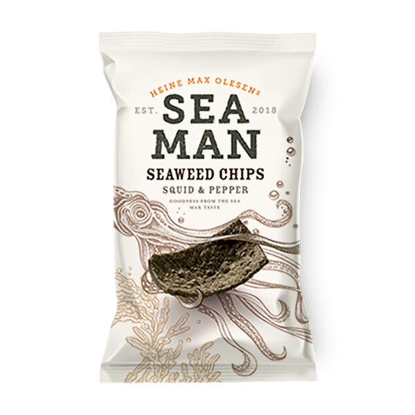 Algenchips Squid und Pepper