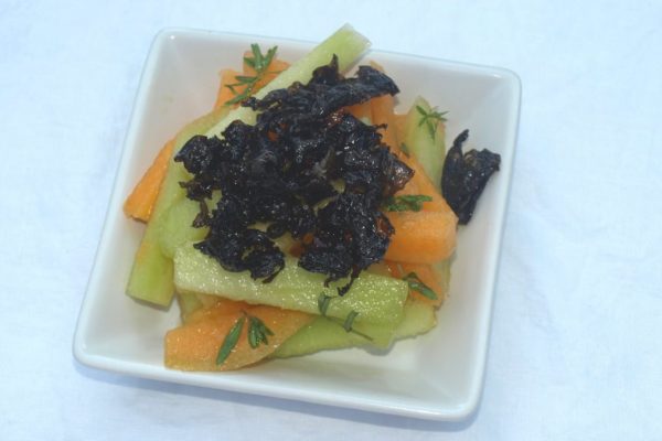 Dulse „Serrano“ auf Melone