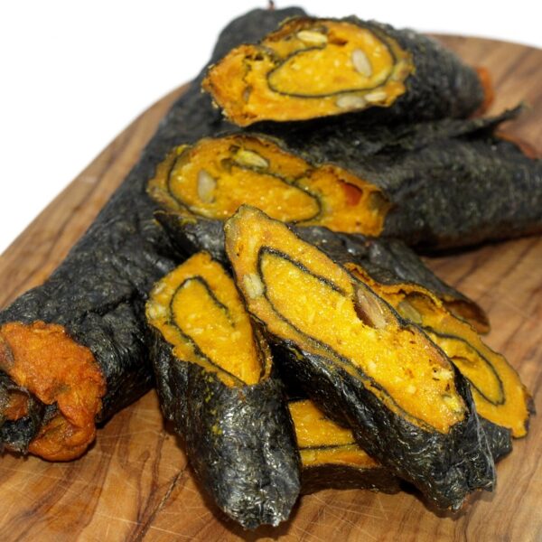 Nori-Kürbis-Stick zum Snacken