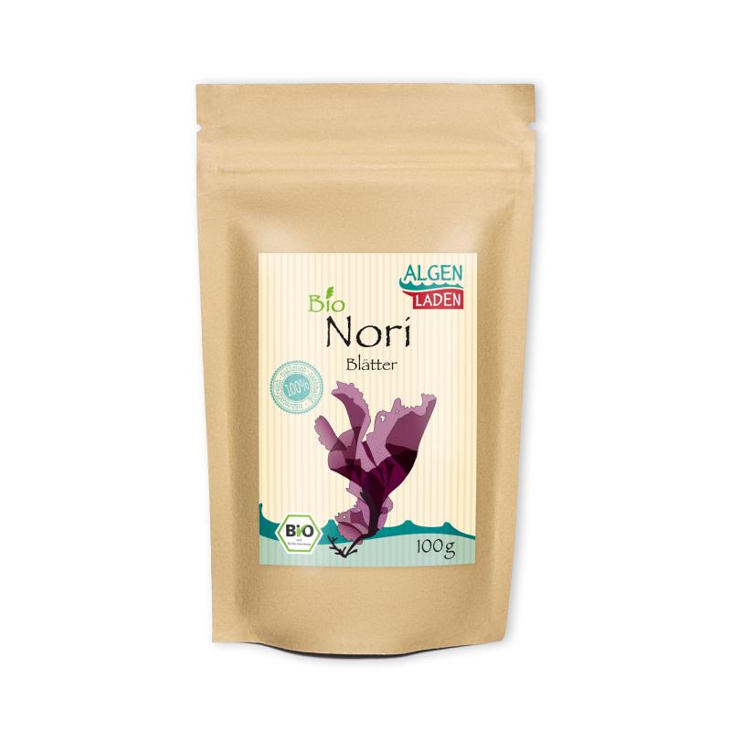 Algenladen Bio Nori Ganze Blatter 100g Essbare Algen