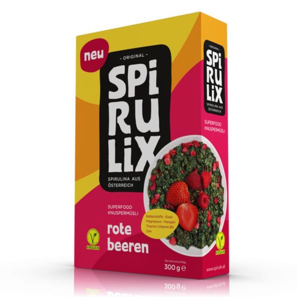 SPIRULIX Knuspermüsli Rote Beeren