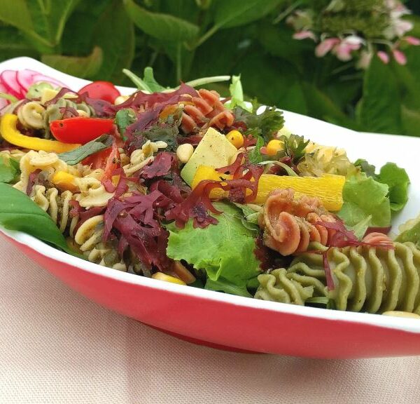 Nudelsalat mit knackigen Gemüsen und Hana Tsunomata