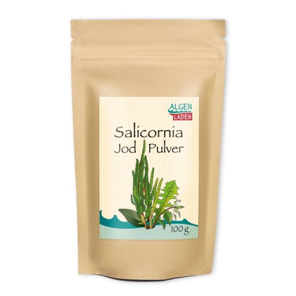 ALGENLADEN Salicornia Jod Pulver 100g