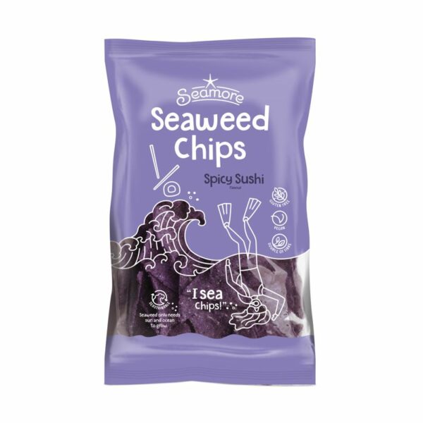 Seamore –Spicy Sushi Seaweed Chips – 135g