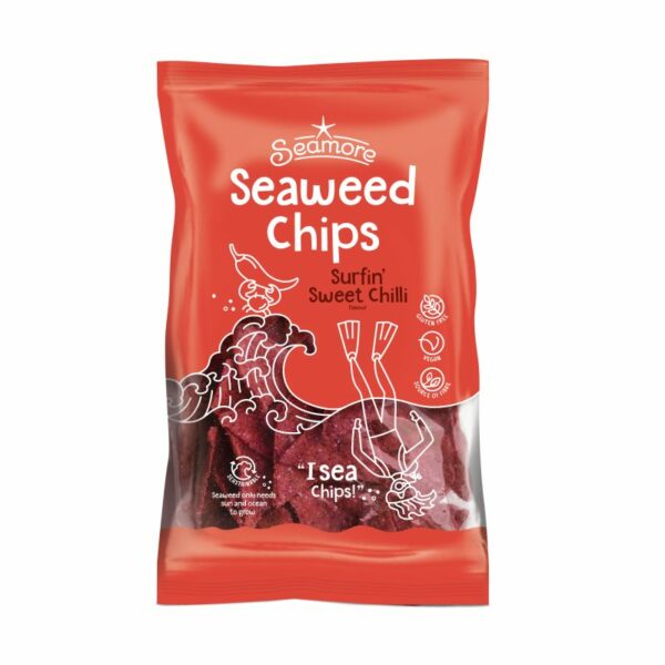 Seamore – Surfin‘ Sweet Chili Seaweed Chips – 135g
