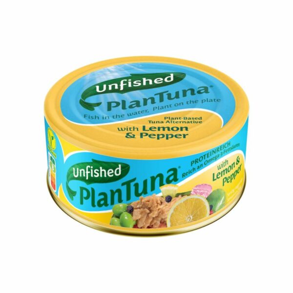 Unfished PlanTuna Lemon & Pepper - 150g