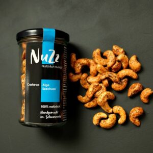 Bio-Cashews mit Alge, Szechuan-Pfeffer und Sojasauce – 120g