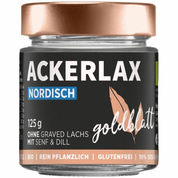 Goldblatt „Ackerlachs Nordisch“ graved Lachs-freier Feinkost-Aufstrich – 125g