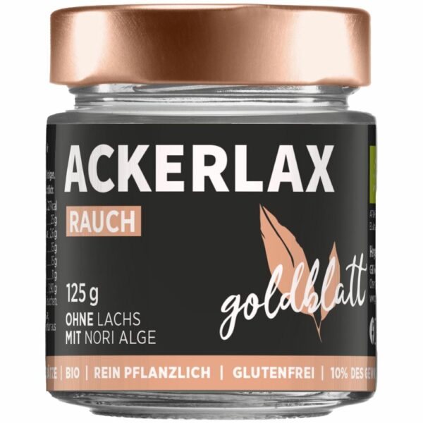 Goldblatt „Ackerlachs Rauch“ räucherlachs-freier Feinkost-Aufstrich – 125g