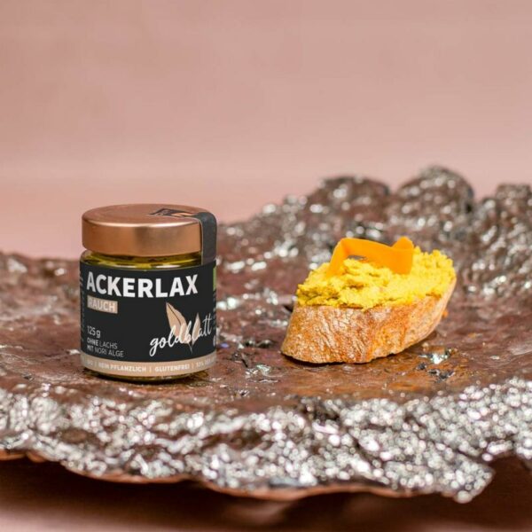 Goldblatt „Ackerlachs Rauch“ räucherlachs-freier Feinkost-Aufstrich – Produkt