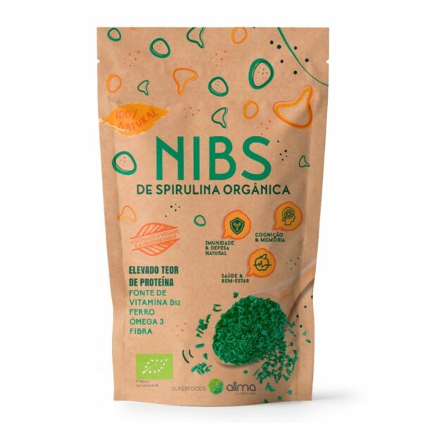 Bio-Spirulina Nibs aus Europa – 90g