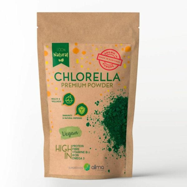 Premium-Chlorella Pulver aus Europa – 100g