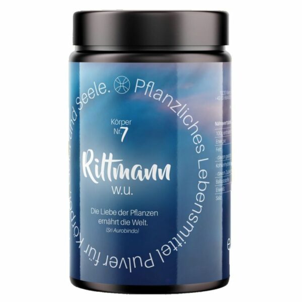 Rittmann W.U. Körper Nr. 7, Pflanzliches Lebensmittel zur Kur – 160g