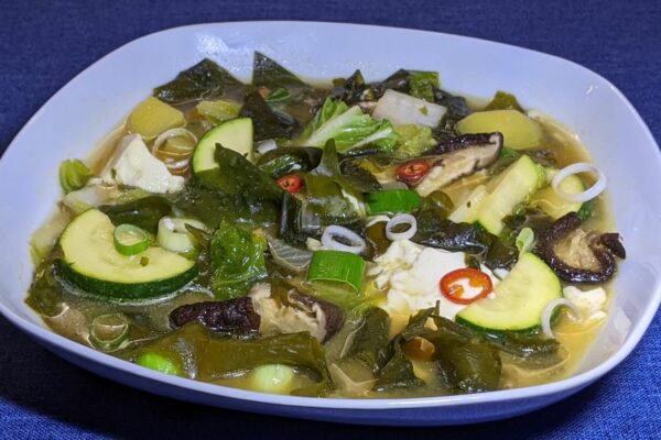 Miso-Suppe aus Korea Doenjang Jjigae