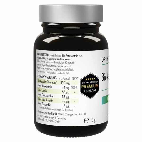 Bio Astaxanthin (4mg) - 30 Kapseln 18g_2