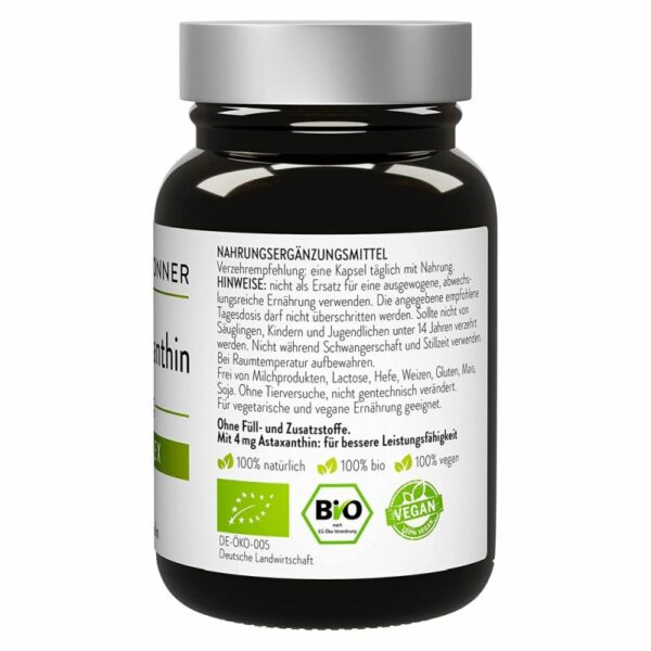 Bio Astaxanthin (4mg) - 30 Kapseln 18g_3