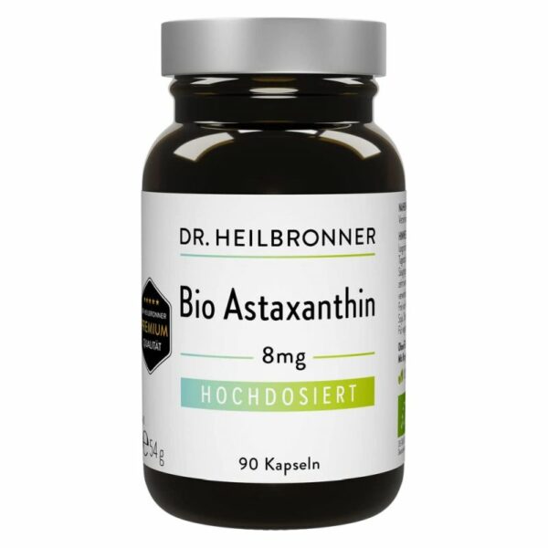 Bio Astaxanthin hochdosiert (8mg) – 90 Kapseln 54g