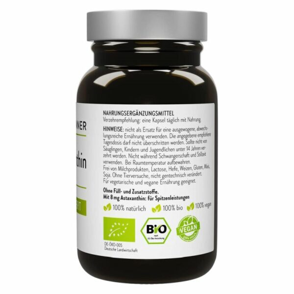 Bio Astaxanthin hochdosiert (8mg) – 90 Kapseln 54g_2