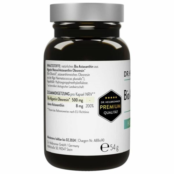 Bio Astaxanthin hochdosiert (8mg) – 90 Kapseln 54g_3