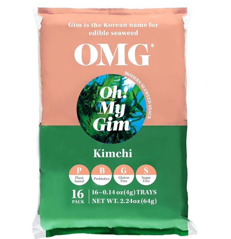 Oh My Gim Koreanischer Algen-Snack Kimchi – 4g