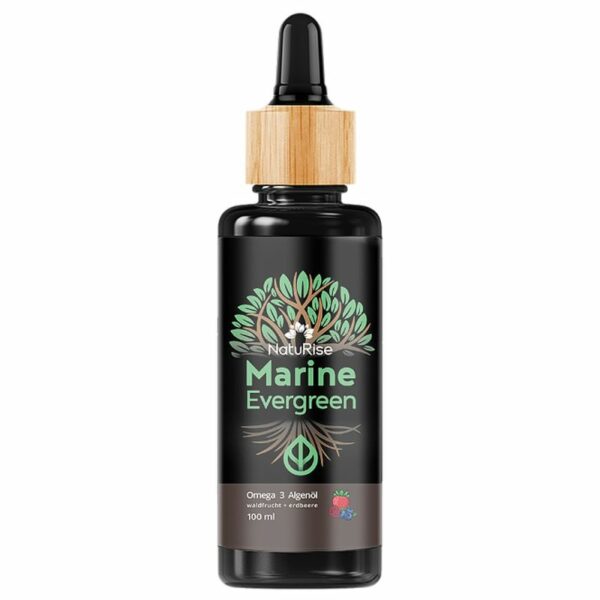 Marine Evergreen Waldfrucht Omega 3 Algenöl – 100ml
