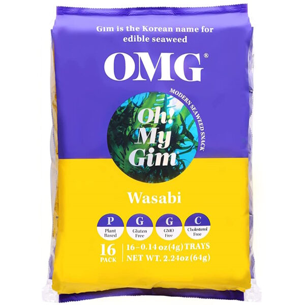 Oh My Gim Koreanischer Algen-Snack Wasabi – 4g