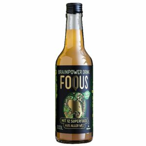 FOQUS Brainpower Drink mit Kombu, Spirulina, Chlorella - 330ml