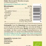 ALGENLADEN BIO Meeresspaghetti Blätter 25g Etikett