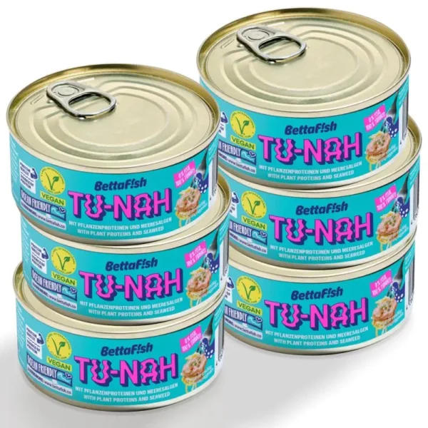 Multipack BettaF!sh TU-NAH Thunfisch-Ersatz in der Dose - 6x140g