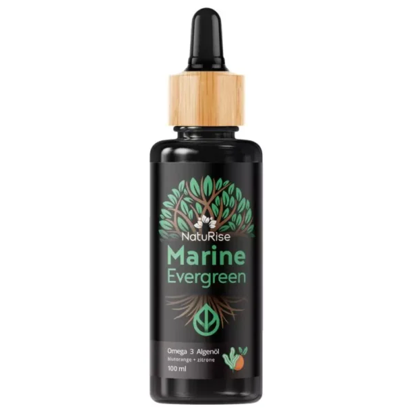 Marine Evergreen Blutorange-Zitrone Omega 3 Algenöl – 100ml