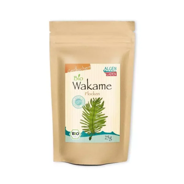 ALGENLADEN BIO Wakame Flakes geräuchert 25g