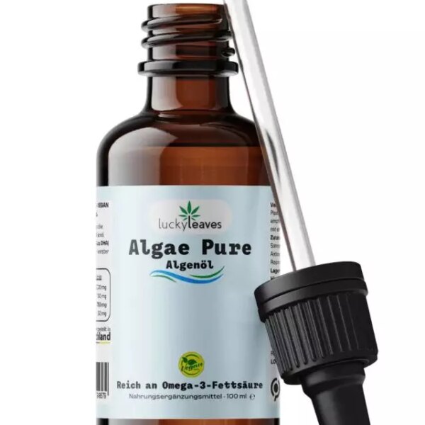 Algae Pure EPA-reiches Algenöl mit Zitrone Verh. EPA DHA 32 - 100ml