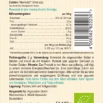 BIO Meersalat Blätter 25g Etikett