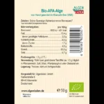 ALGENLADEN BIO AFA-Alge 50g Etikett