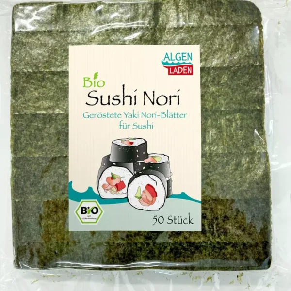 ALGENLADEN BIO Sushi Nori 50 Blatt