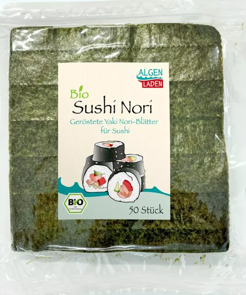 ALGENLADEN BIO Sushi Nori 50 Blatt