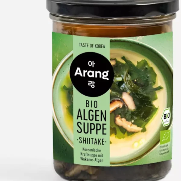 Arang - authentisch koreanische Seetangsuppe WakameShiitake – 380ml