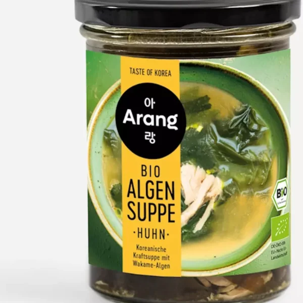 Arang - authentisch koreanische Seetangsuppe WakameShiitake – 380mlArang - authentisch koreanische Seetangsuppe WakameHuhn – 380ml