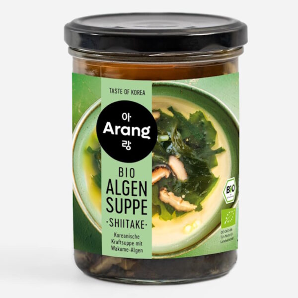 Arang - authentisch koreanische Seetangsuppe WakameShiitake – 380ml