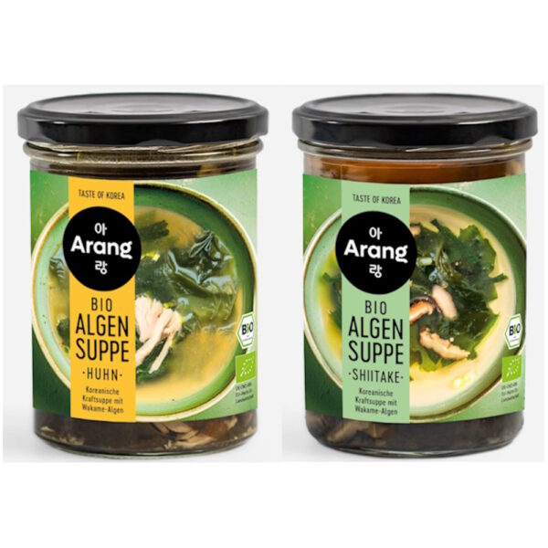 Arang-Probierpaket Authentisch koreanische Seetangsuppen - 2x 380ml