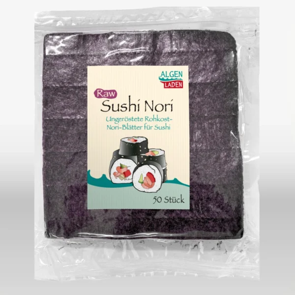 ALGENLADEN Raw Sushi Nori ungeröstet